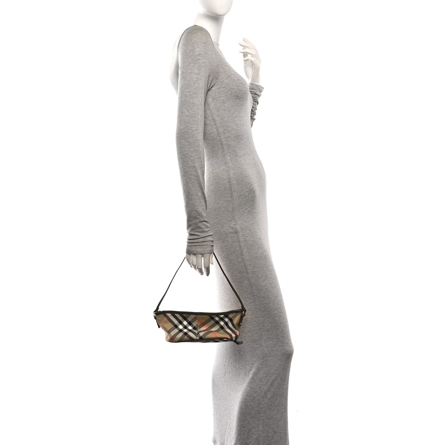 Vintage Check Lambskin Mini Shoulder Bag Sand