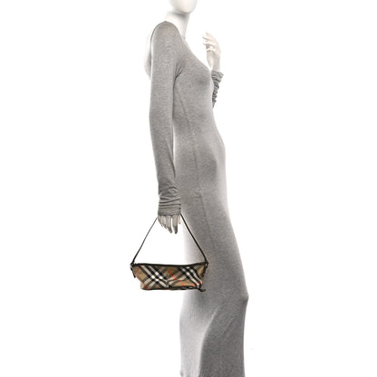 Burberry Vintage Check Lambskin Mini Shoulder Bag Sand 2 of 9