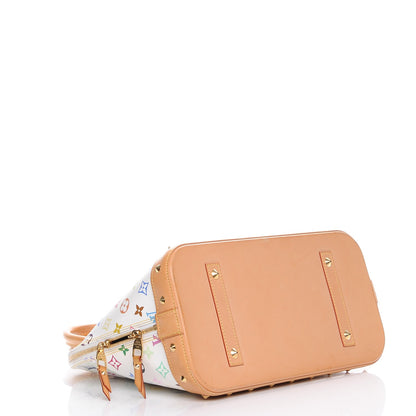 Louis Vuitton Monogram Multicolor Alma GM White 4 of 9