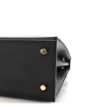 Hermes Epsom Kelly Sellier 25 Black 9 of 9
