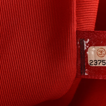 Chanel Calfskin Stitched Small Ring My Bag Flap Crossbody Red 7 of 10