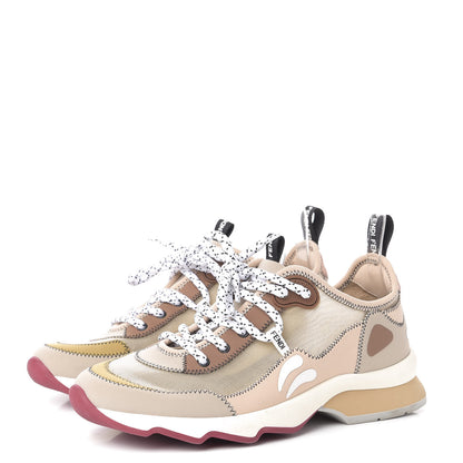 Fendi Technical Mesh Lycra FFreedom Patchwork Sneakers 37.5 Mosaico 3 of 10