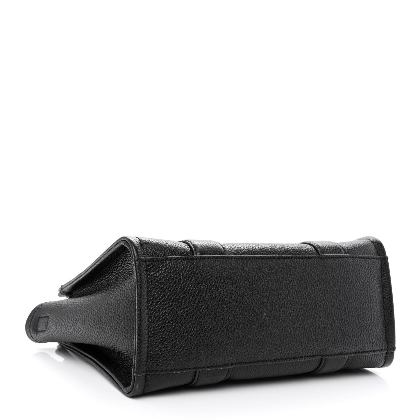 Grained Calfskin Small The Tote Bag Black