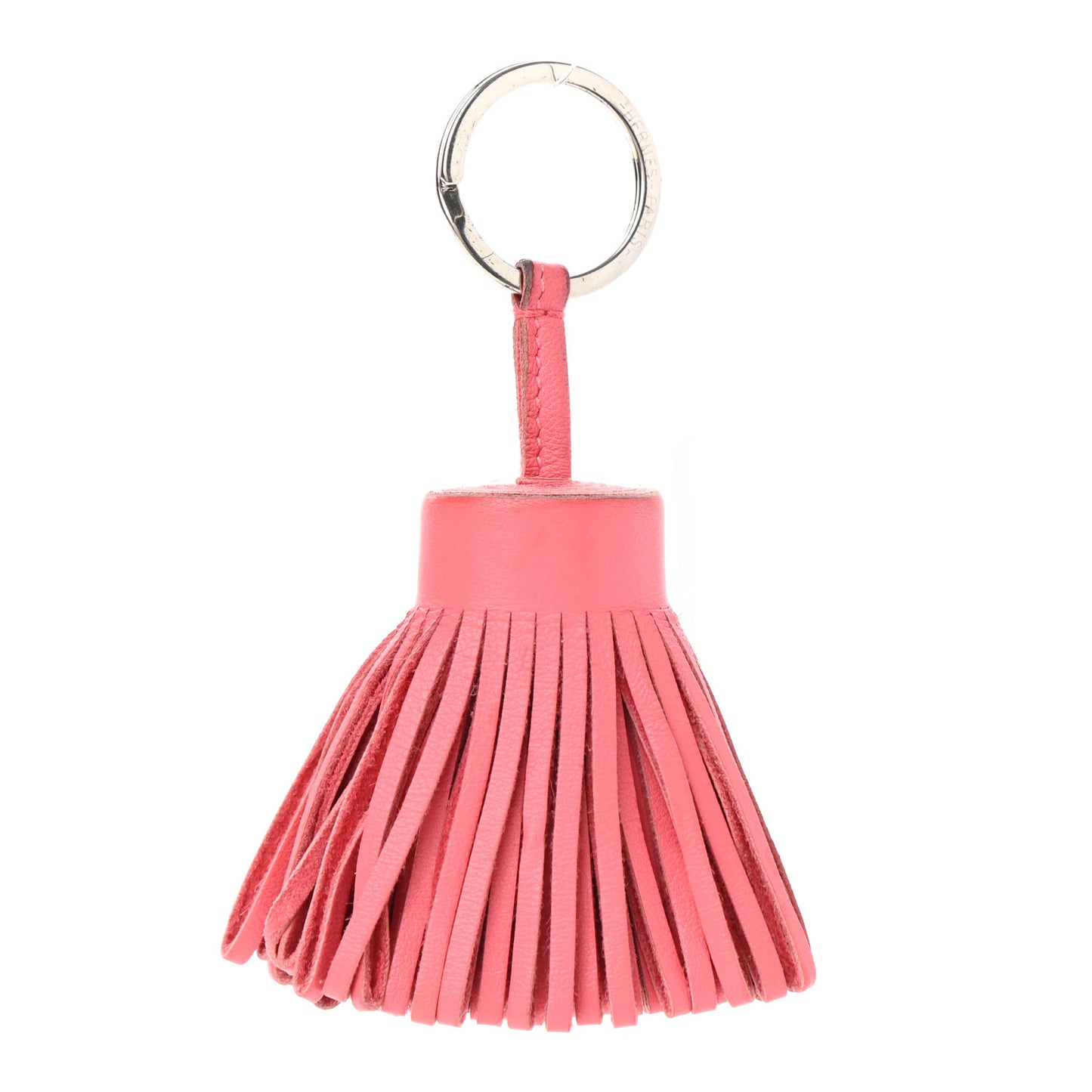 Lambskin Carmen Tassel Key Holder Rose Azalee