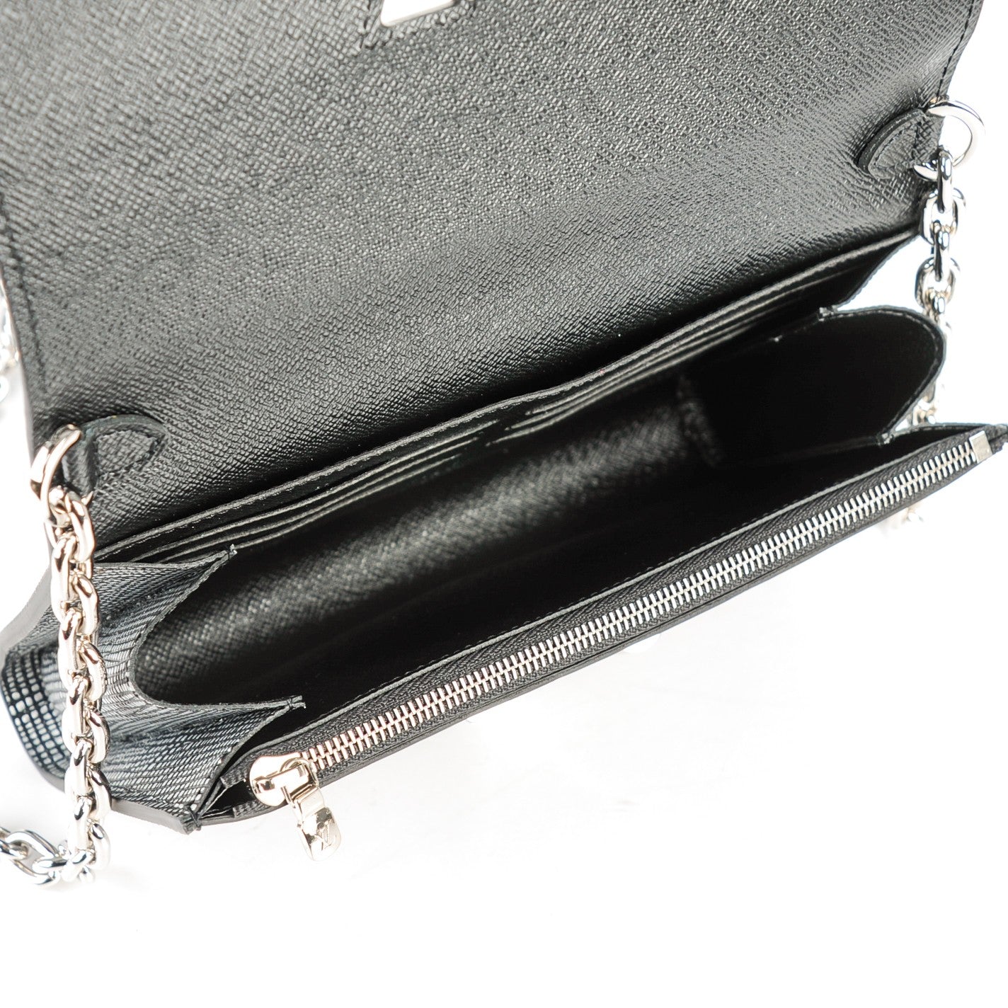 Epi Twist Chain Wallet Metal
