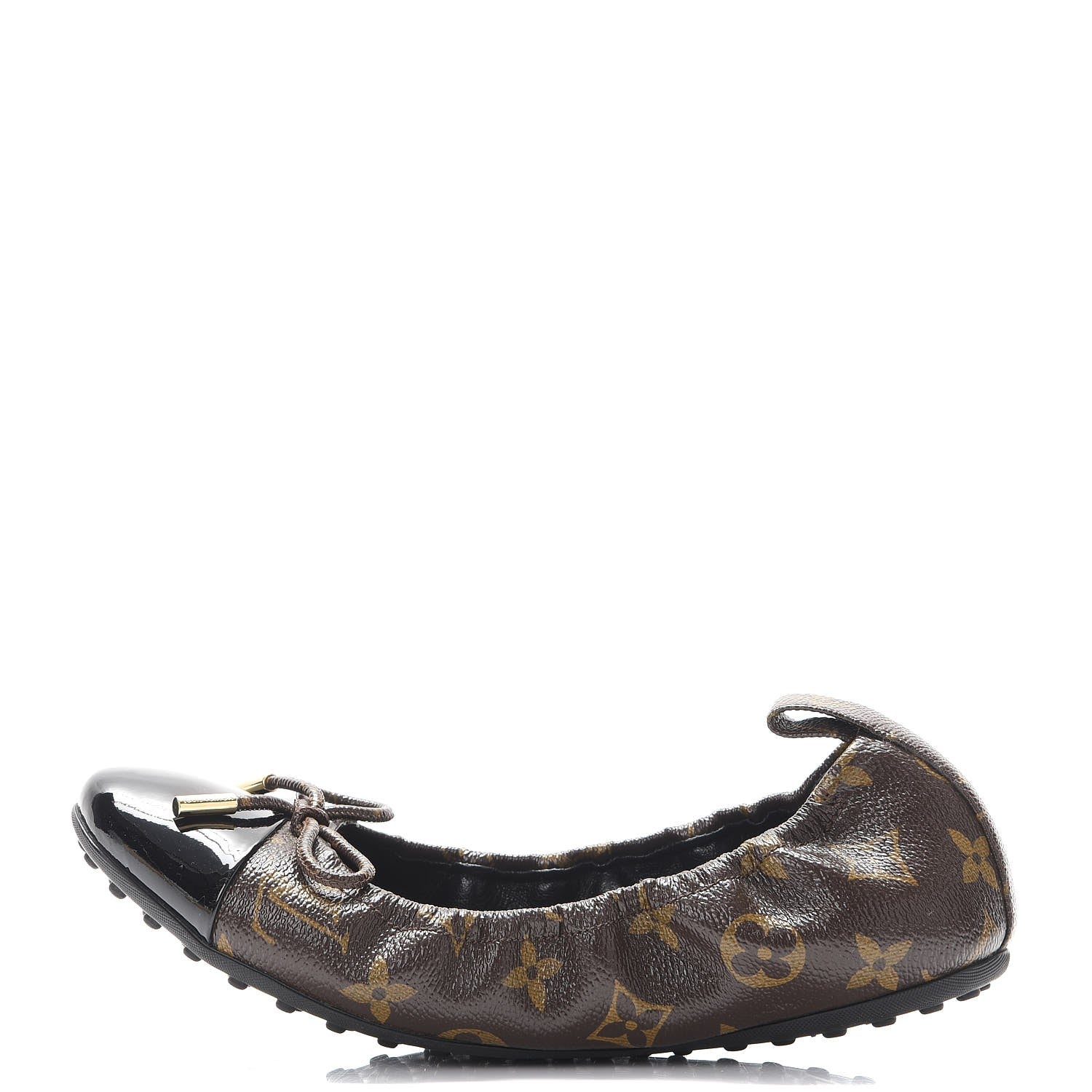 Louis Vuitton Monogram Flirty Ballerina Flats 36.5 Black 1 of 8