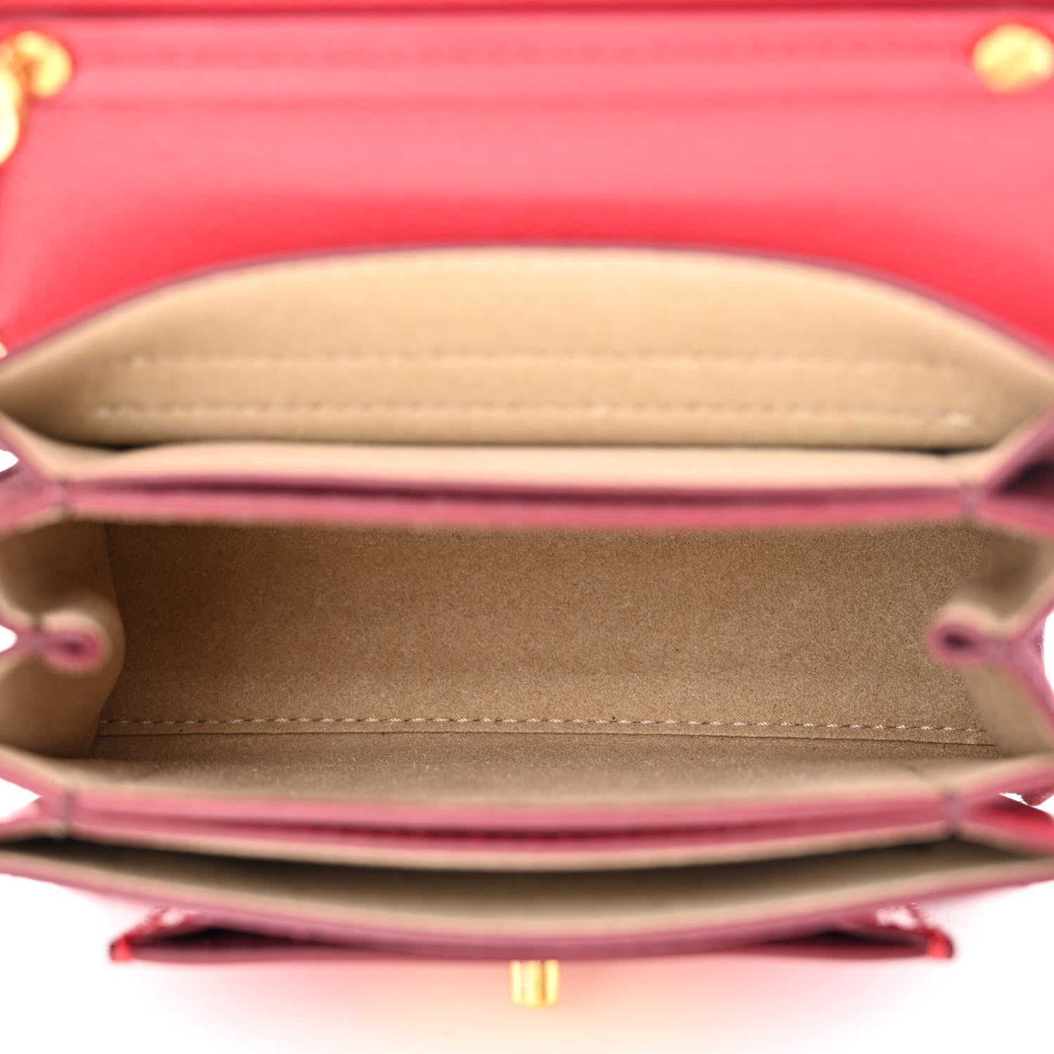 Givenchy Goatskin Suede Mini GV3 Shoulder Bag Pink Aubergine 9 of 19