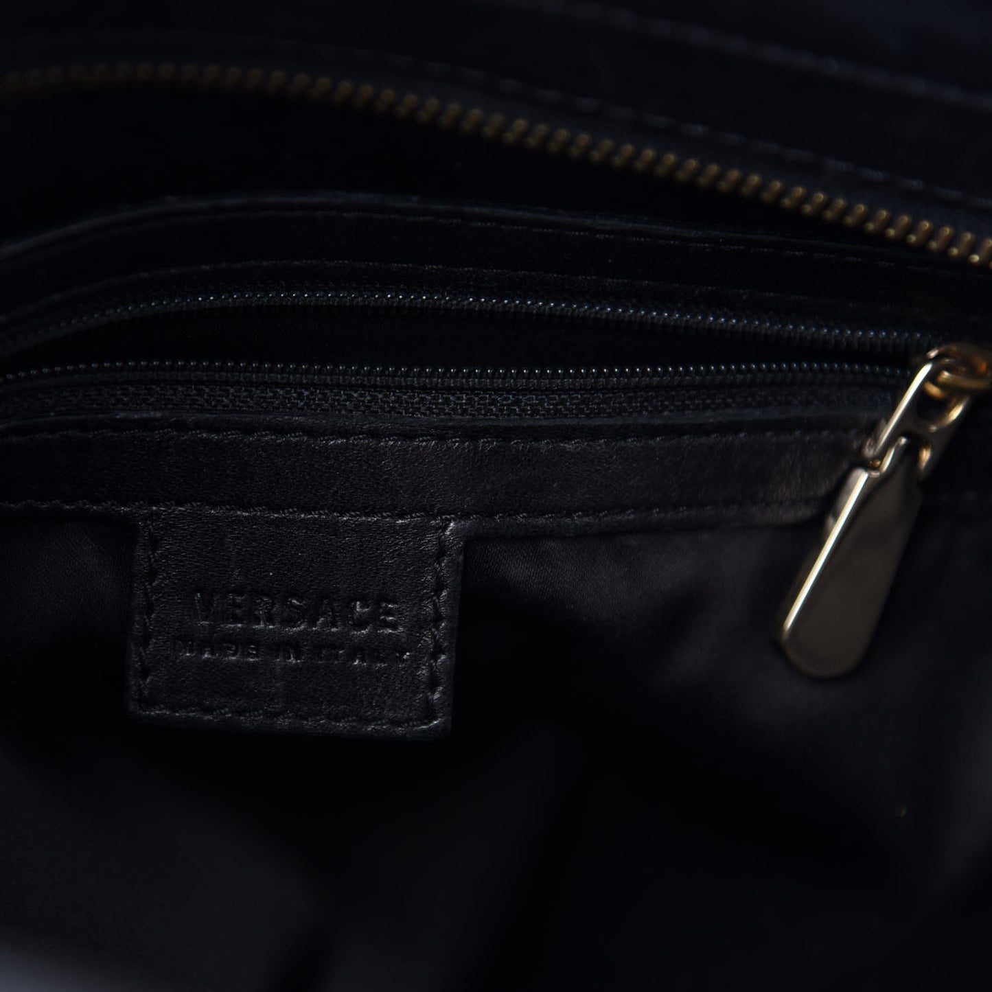 Patent Medusa Tote Black