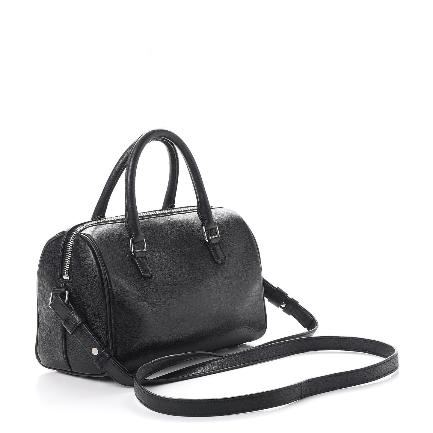 Goatskin Embellished Classic Baby Duffle Black