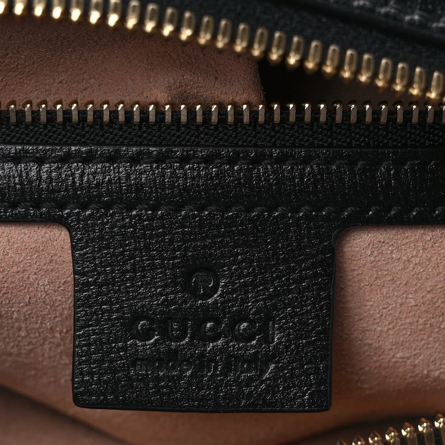 Textured Calfskin Small Horsebit 1955 Shoulder Bag Black