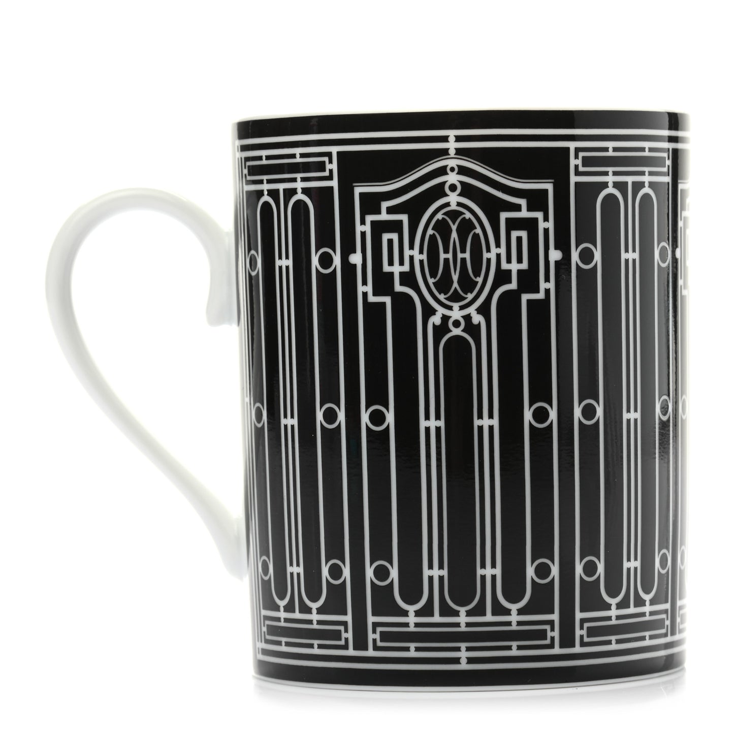 Porcelain H Deco Mug