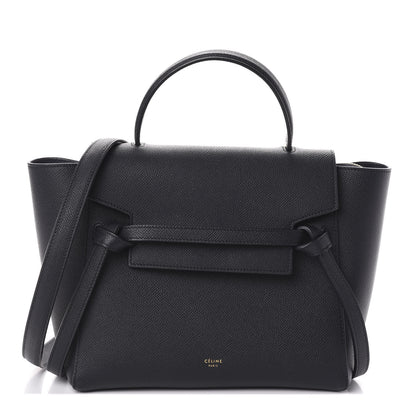 Celine Grained Calfskin Micro Belt Bag Black 1 of 10