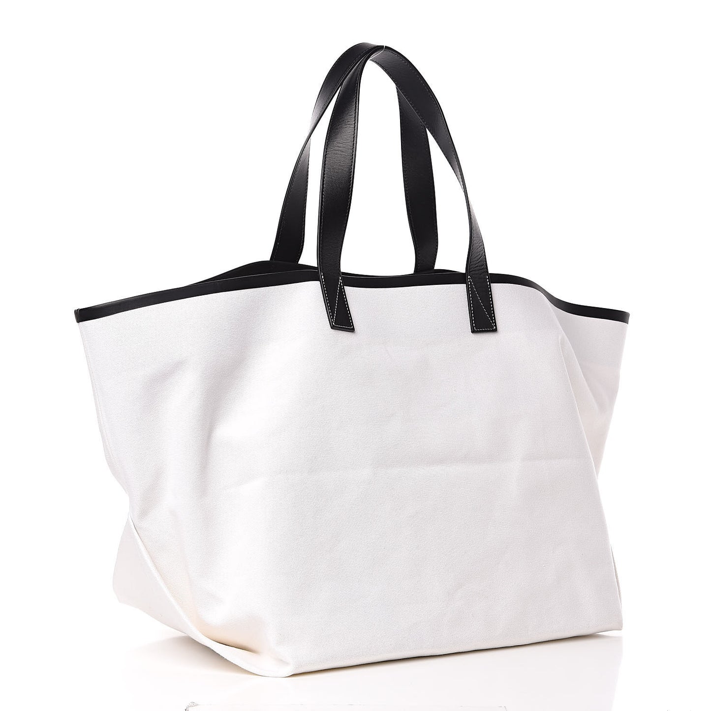 Textile Medium Made In Tote Black White