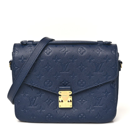 Louis Vuitton Empreinte Pochette Metis Navy 1 of 9