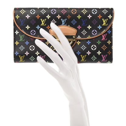 Louis Vuitton Monogram Multicolor Eugenie Wallet Black Grenade 2 of 11