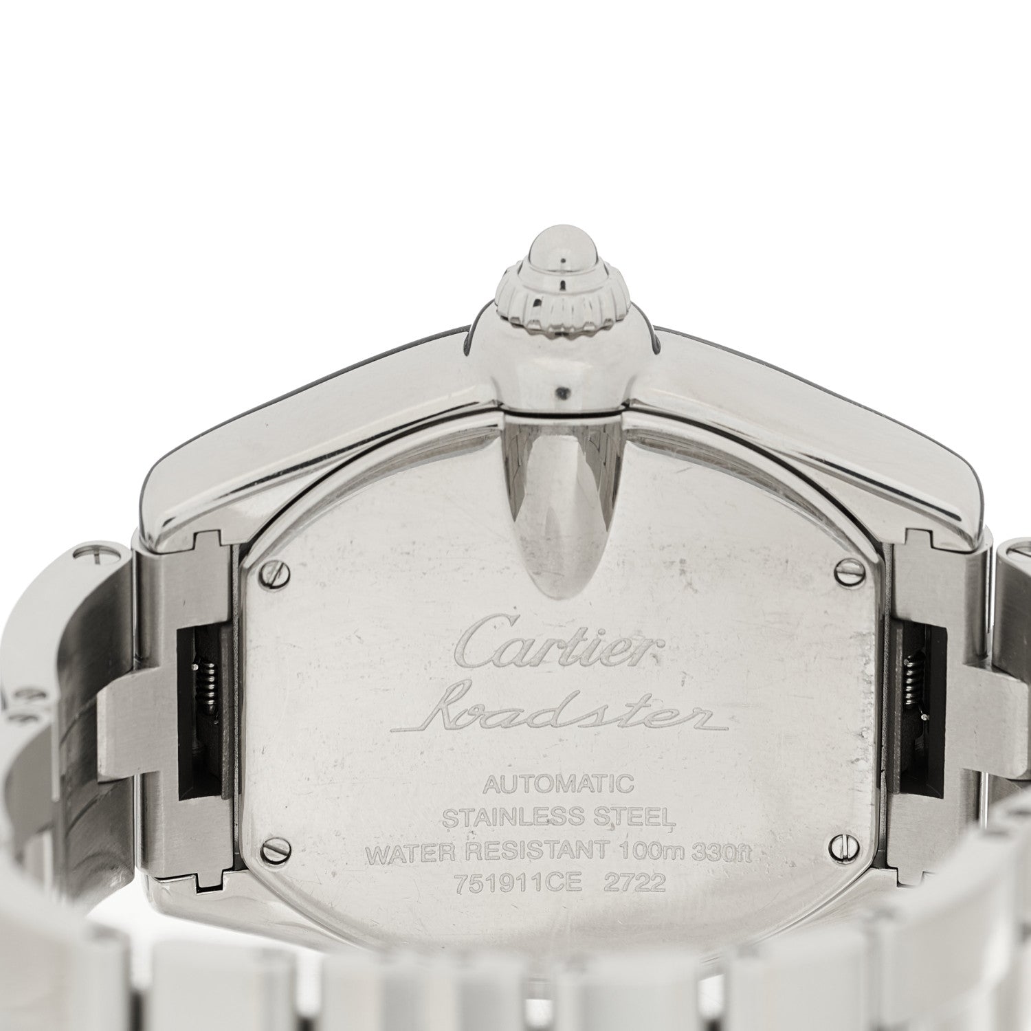Cartier Stainless Steel 42mm Roadster GMT Automatic Watch 4 of 4