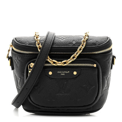 Louis Vuitton Empreinte Mini Bumbag Black 1 of 9