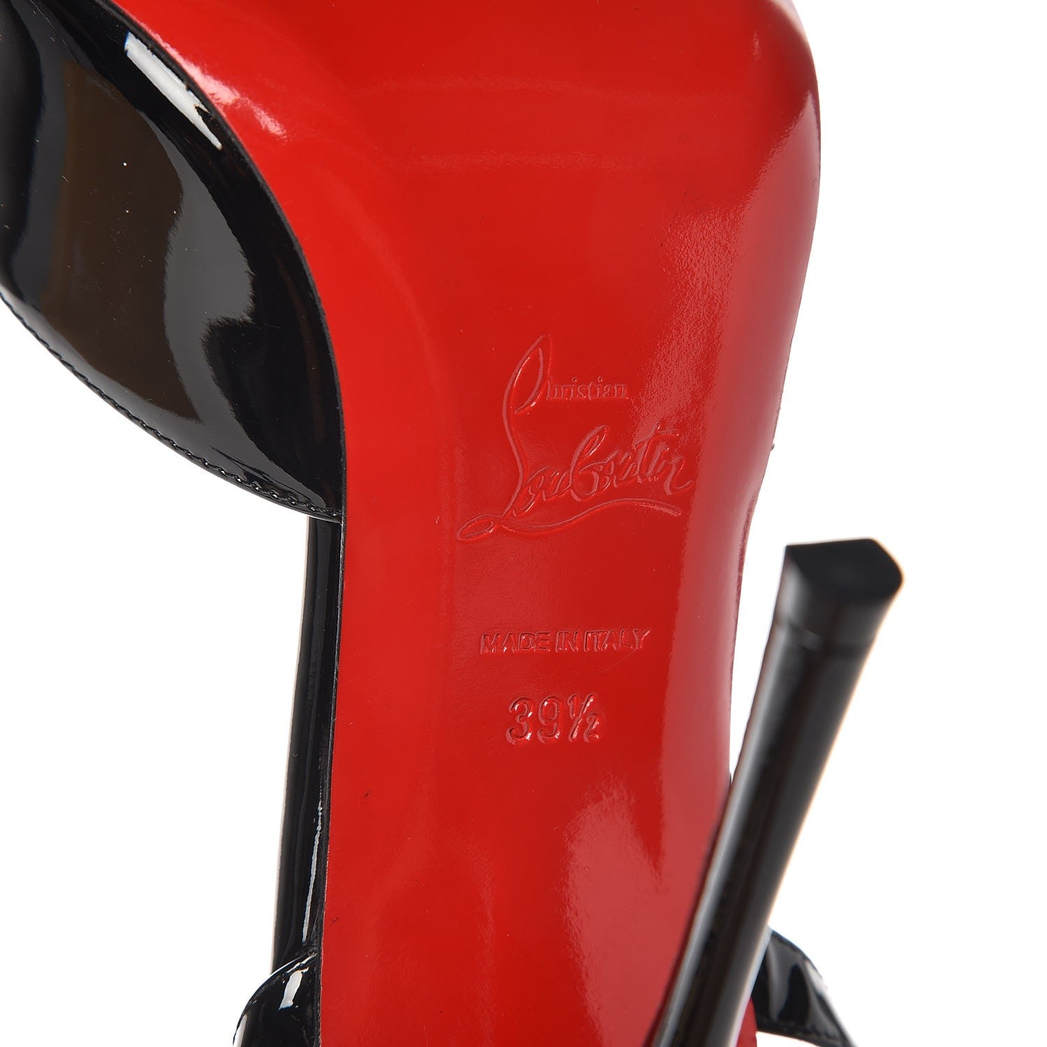 Christian Louboutin Patent Me Pam 100 Pumps 39.5 Black 6 of 9