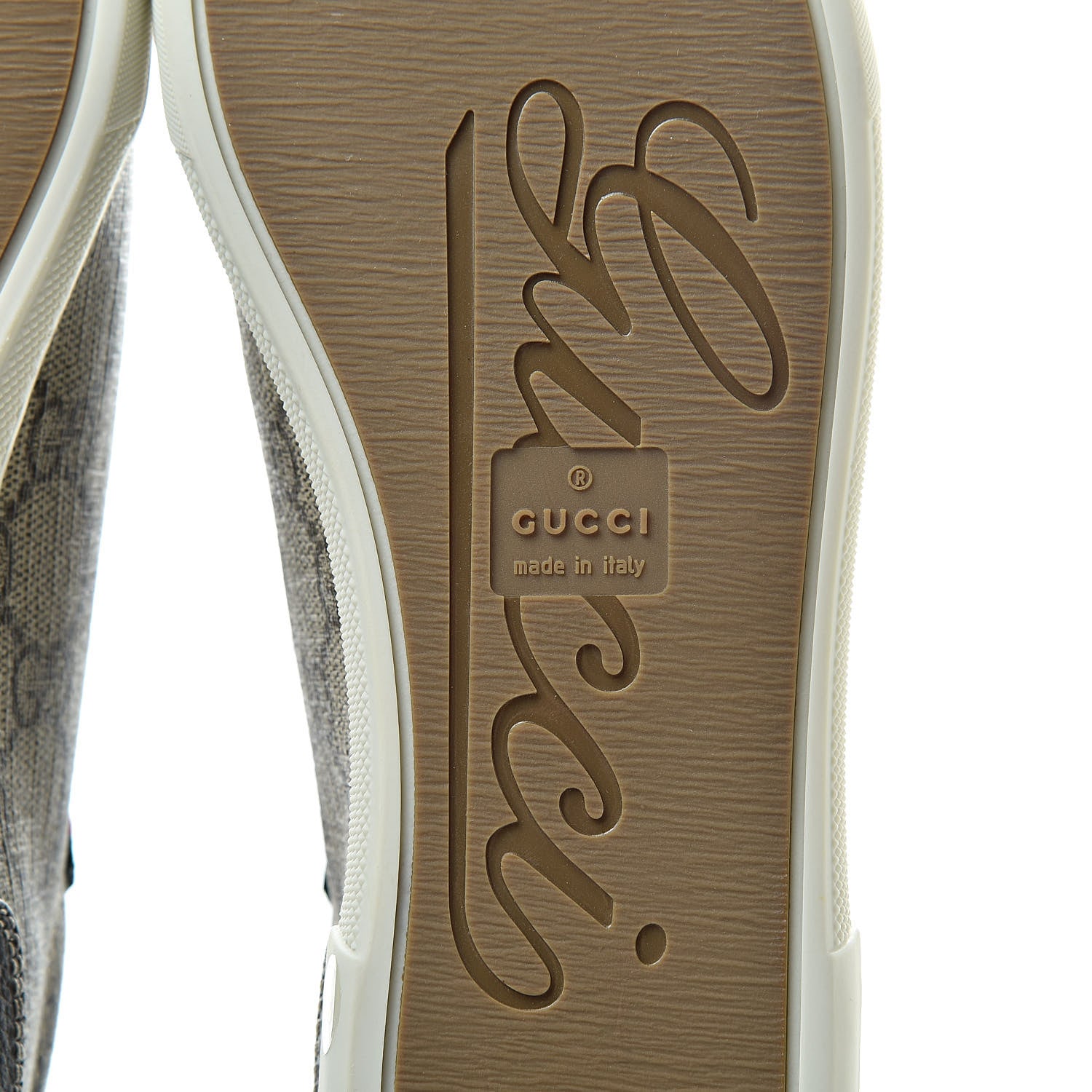 Gucci GG Supreme Monogram Low Top Sneakers 37 Brown 6 of 9