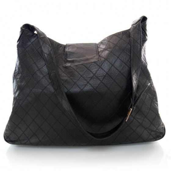 Lambskin XL Weekender Tote Black