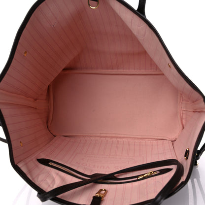Louis Vuitton Damier Ebene Neo Neverfull MM Rose Ballerine 4 of 8