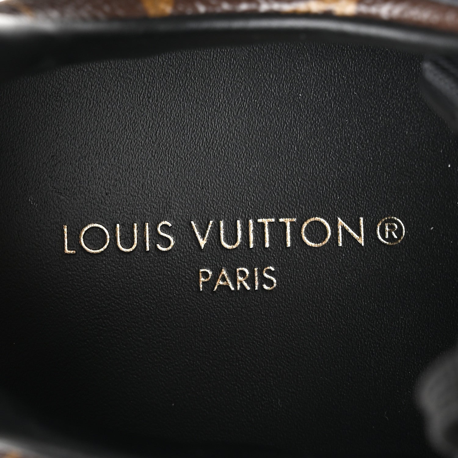 Louis Vuitton Suede Monogram Run Away Sneakers 39 Black 8 of 10
