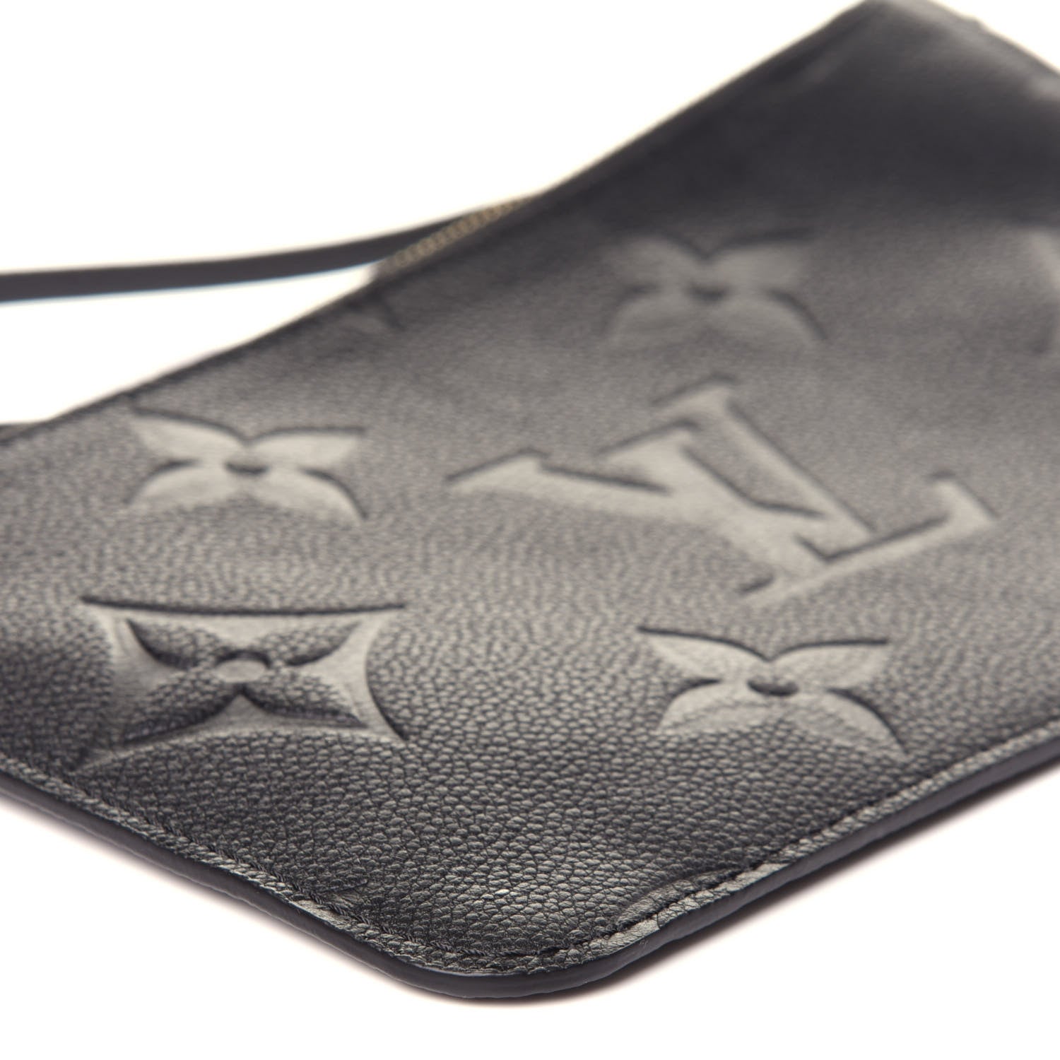 Louis Vuitton Empreinte Monogram Giant Neverfull MM Pochette Black 8 of 10