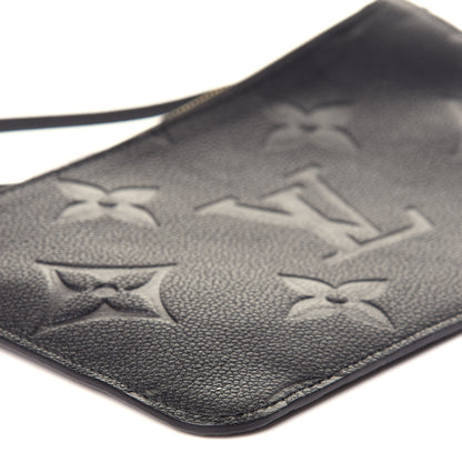 Louis Vuitton Empreinte Monogram Giant Neverfull MM Pochette Black 8 of 10