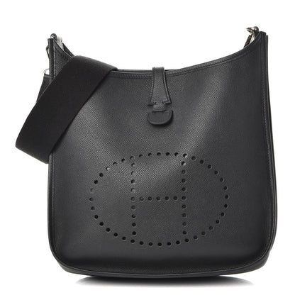 Hermes Epsom Evelyne II PM Black 1 of 7