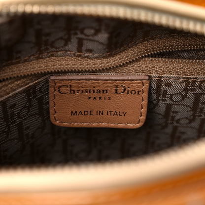Christian Dior Metallic Patent Cannage Medium Lady Dior Yellow 5 of 20