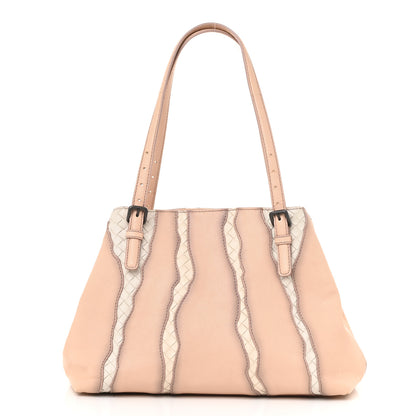 Bottega Veneta Nappa Intrecciato Medium Glimmer Tote Flamingo 2 of 25