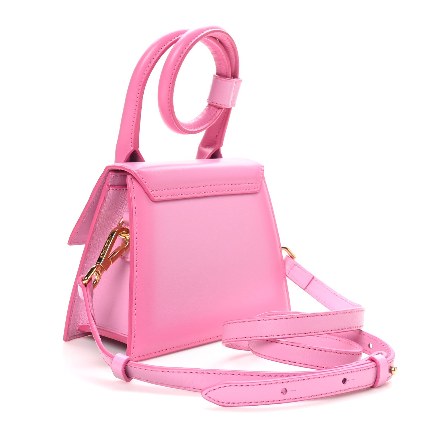 Jacquemus Smooth Calfskin Le Chiquito Noeud Gradient Pink 2 of 9
