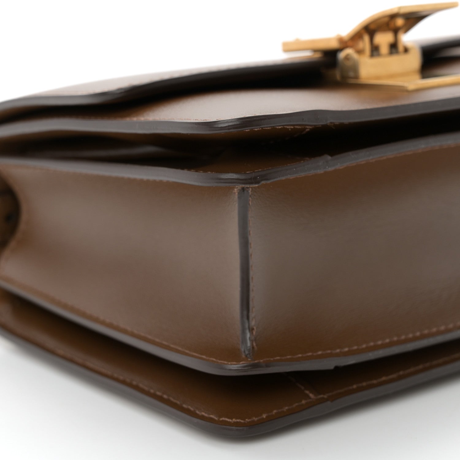Celine Smooth Calfskin Small Classic Box Flap Bag Camel 9 of 10