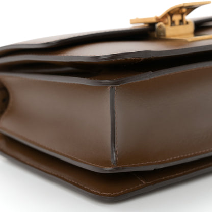 Celine Smooth Calfskin Small Classic Box Flap Bag Camel 9 of 10