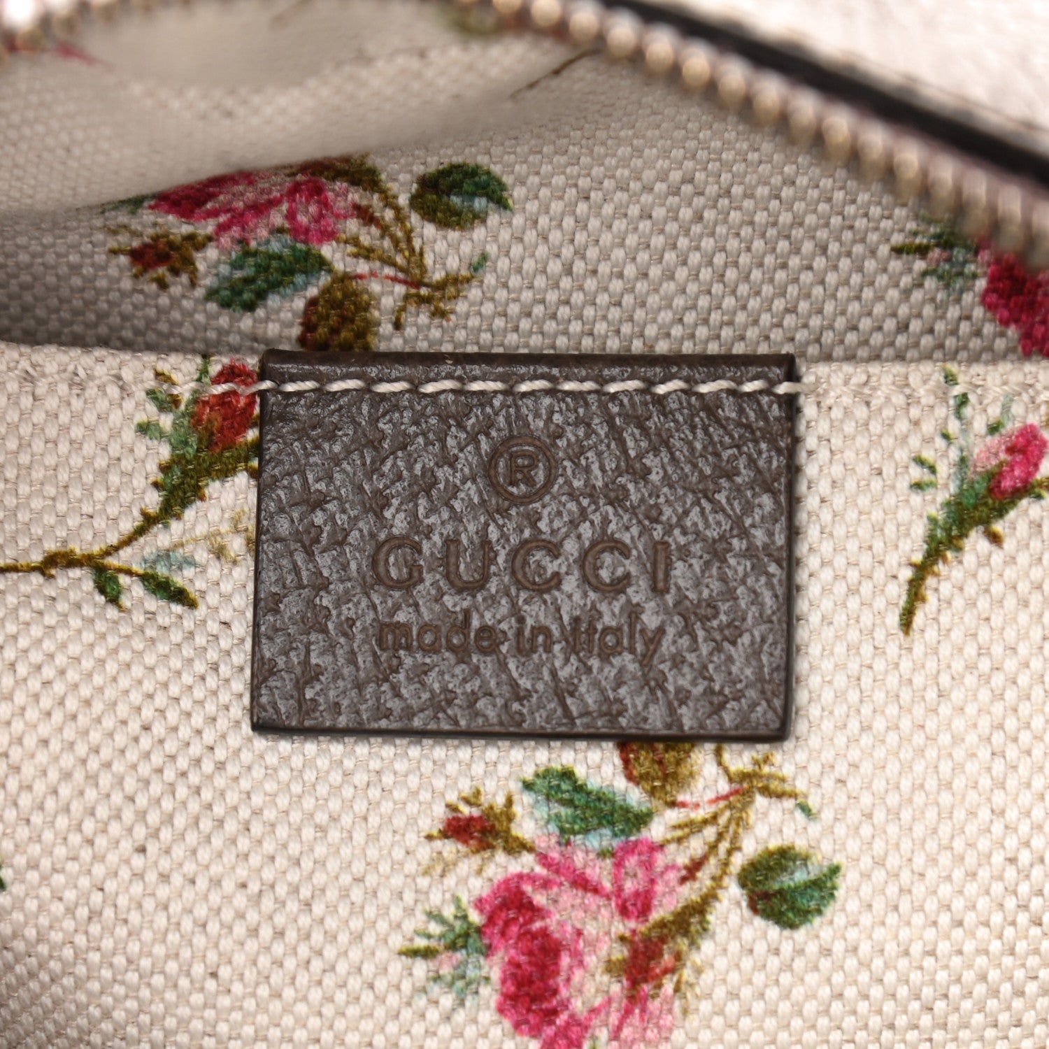 Gucci GG Supreme Monogram Web Neo Vintage Shoulder Bag Beige New Acero Crop 6 of 10
