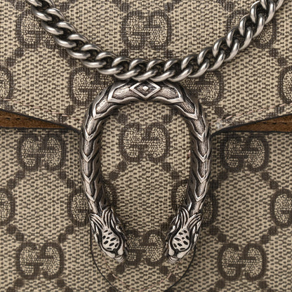 Gucci GG Supreme Monogram Super Mini Dionysus Shoulder Bag Taupe 9 of 9