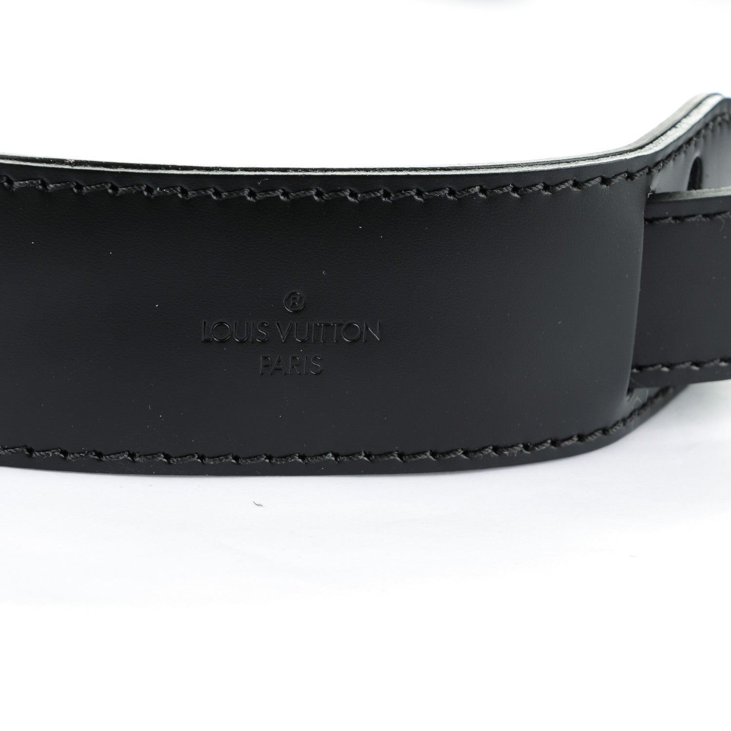 Louis Vuitton Calfskin Adjustable Keepall Bandouliere Shoulder Strap Black 4 of 4