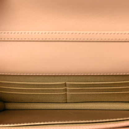 Chanel Lambskin Quilted CC Pearl Crush Wallet on Chain WOC Light Beige 5 of 9