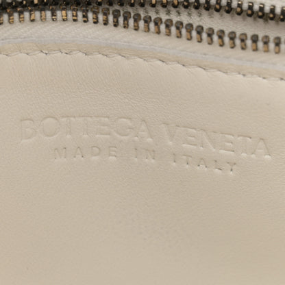 Bottega Veneta Lambskin Maxi Intrecciato Cassette Crossbody Bag White 6 of 11