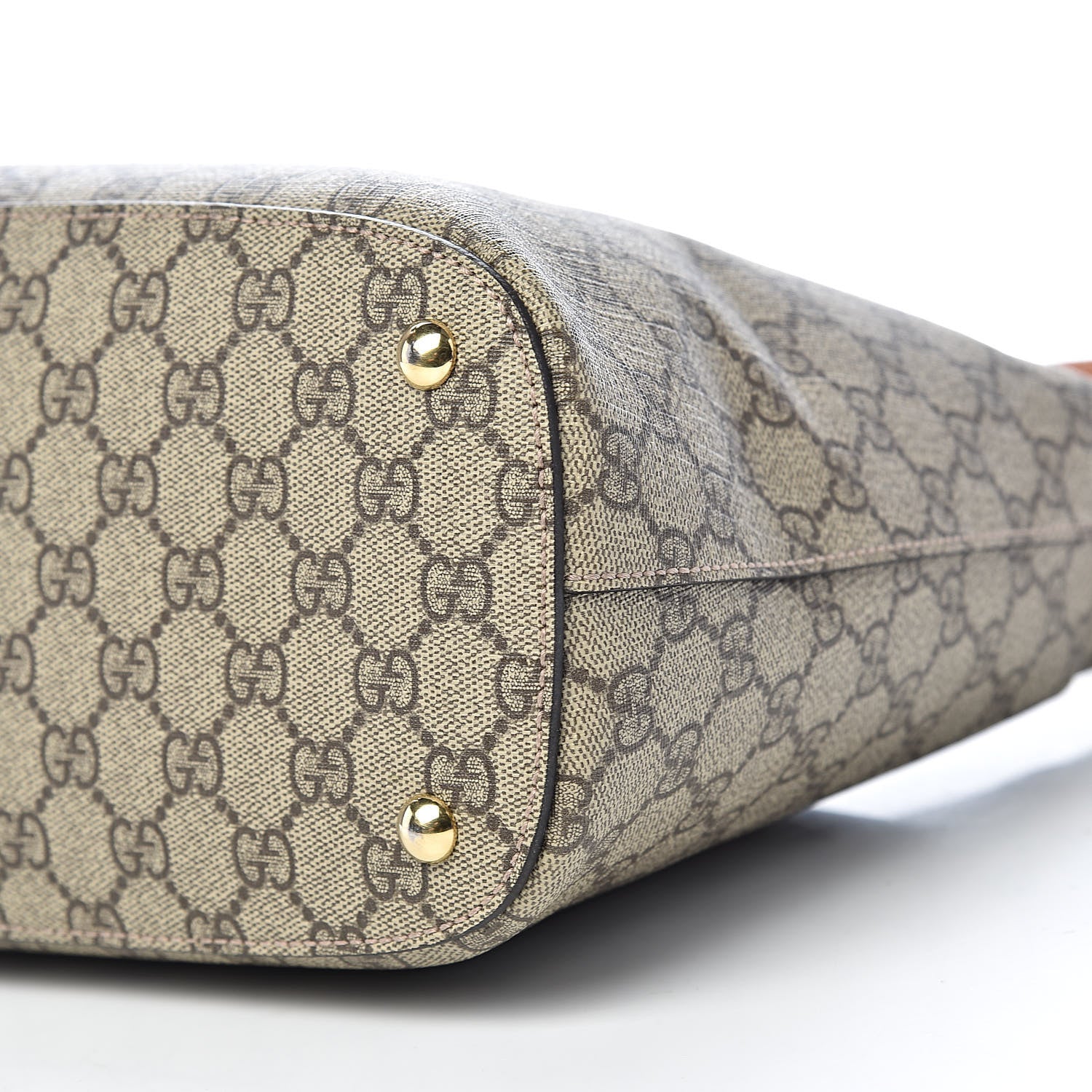 Gucci GG Supreme Monogram Linea A Hobo Brown 11 of 12