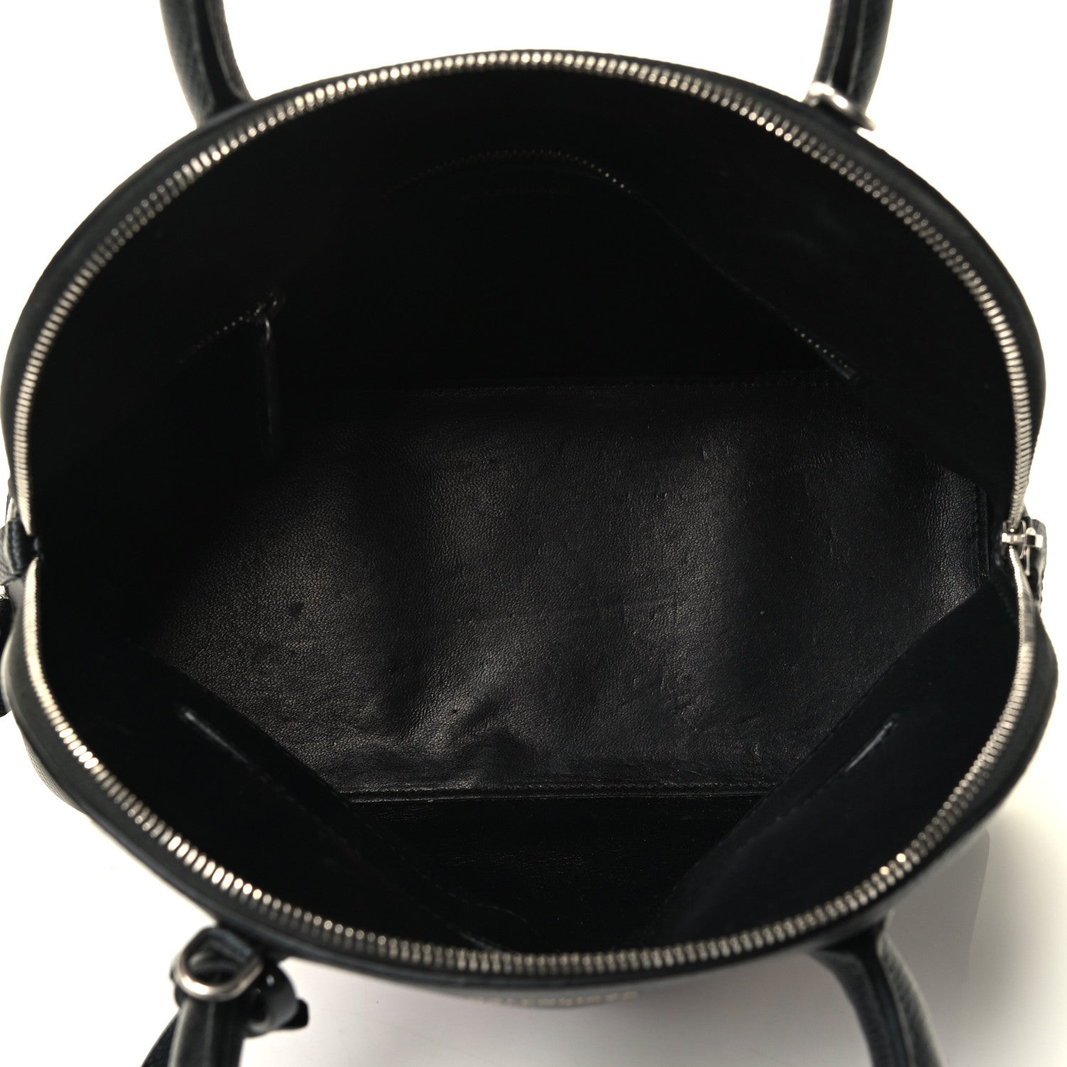 Balenciaga Signature Grained Calfskin Logo S Ville Top Handle Bag Black Rose Shocking 4 of 4