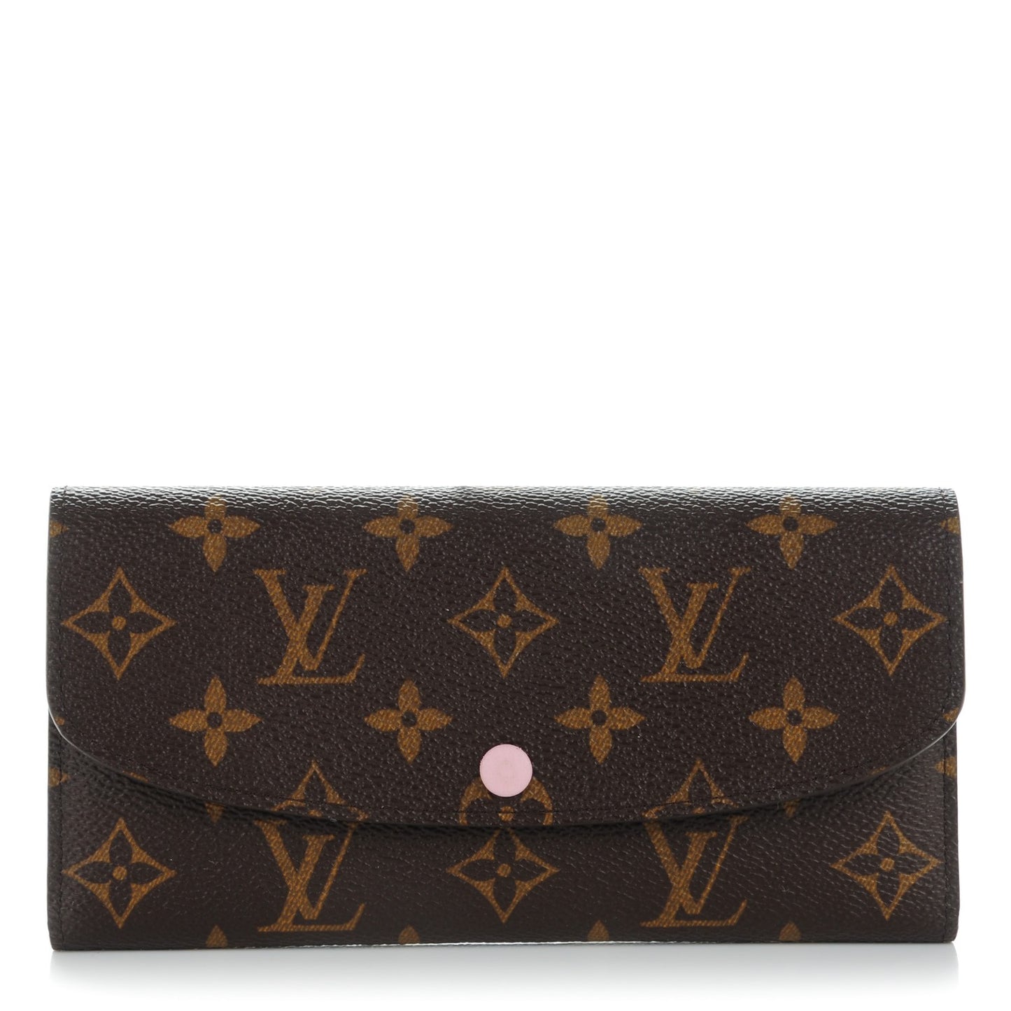 Monogram Emilie Wallet Rose Ballerine