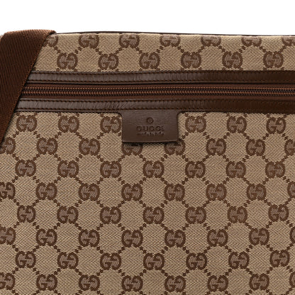 Gucci Monogram Flat Messenger Bag Dark Brown 9 of 11