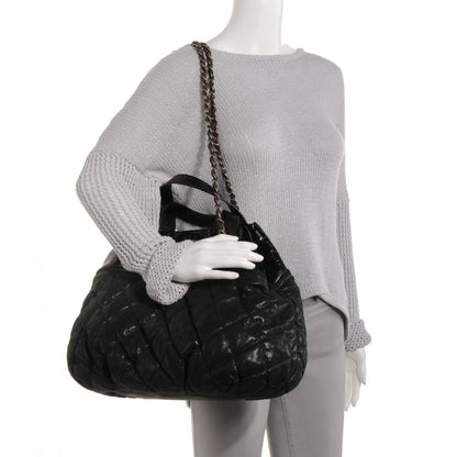 Chanel Iridescent Calfskin Large In The Mix Tote Black 2 of 8