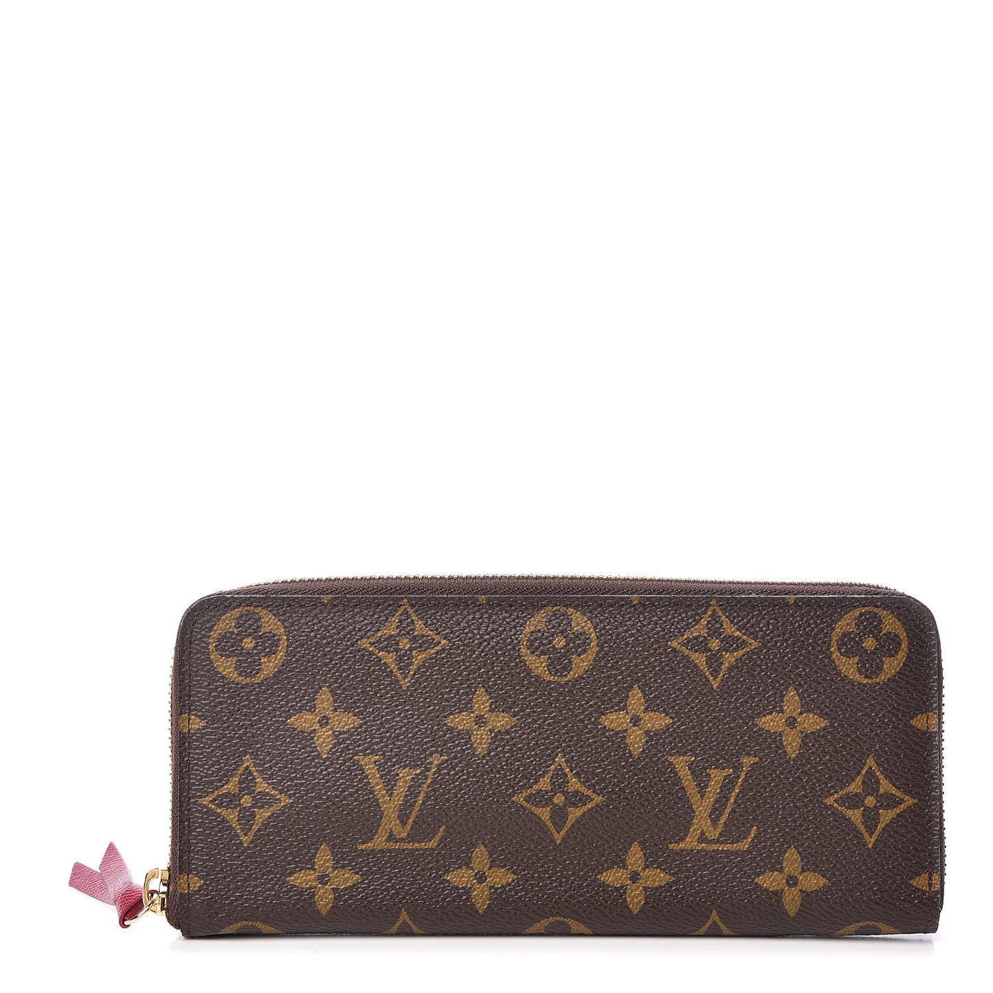 Monogram Clemence Wallet Fuchsia