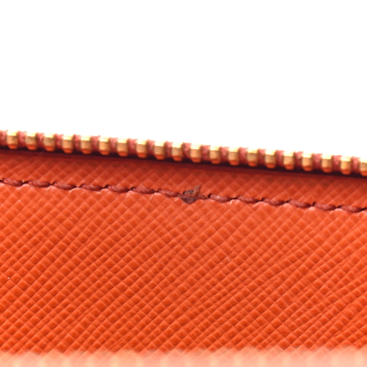 Saffiano Small Galleria Double Zip Tote Papaya