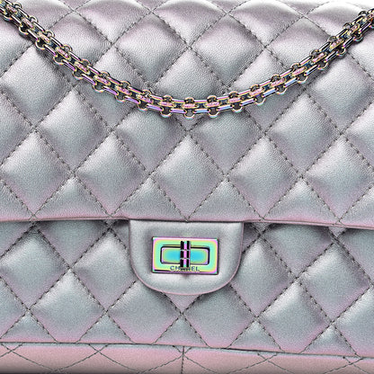 Chanel Iridescent Lambskin Quilted 2.55 Reissue 226 Flap Light Purple 10 of 11