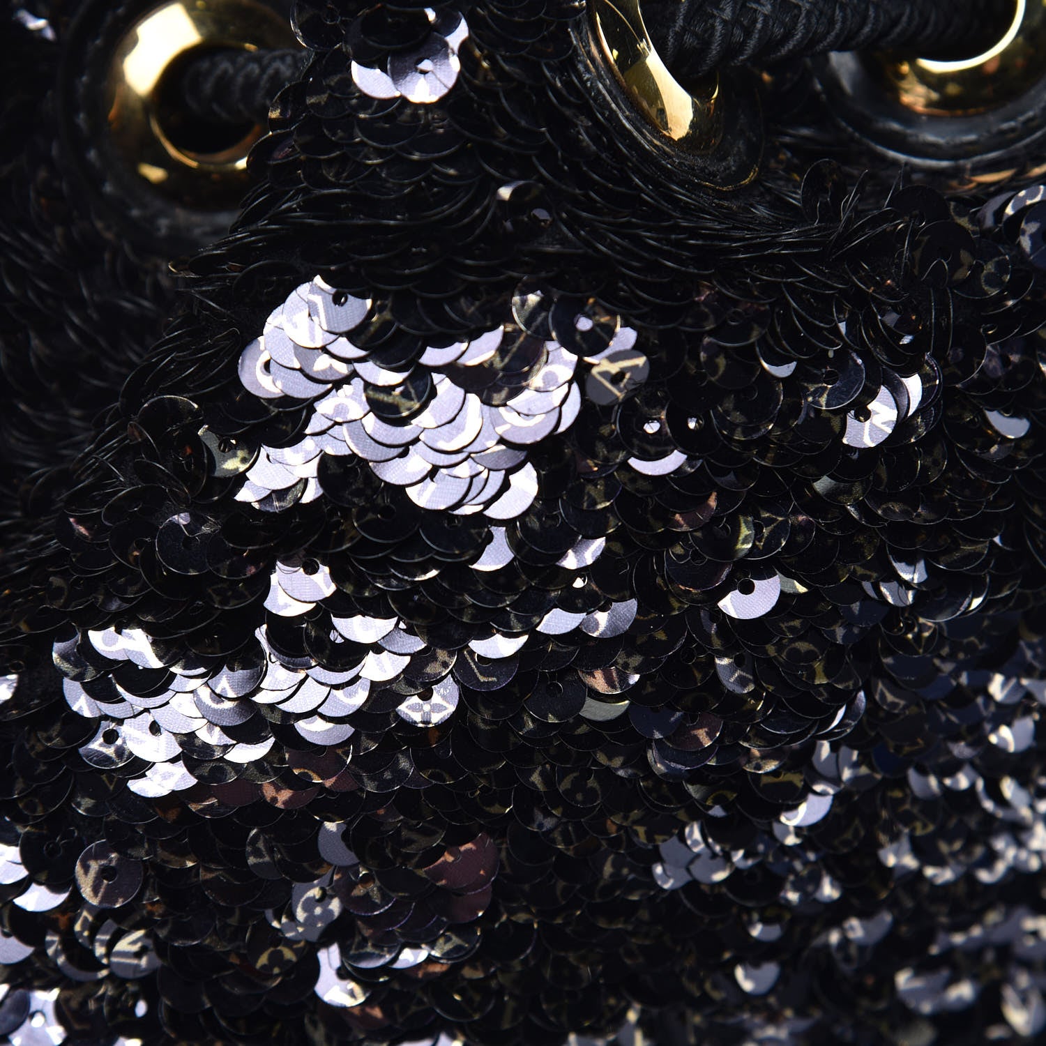 Louis Vuitton Sequin Mini Noe Rococo Black 9 of 9