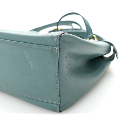 Fendi Nappa Mini Peekaboo Iconic Satchel Pound 10 of 13