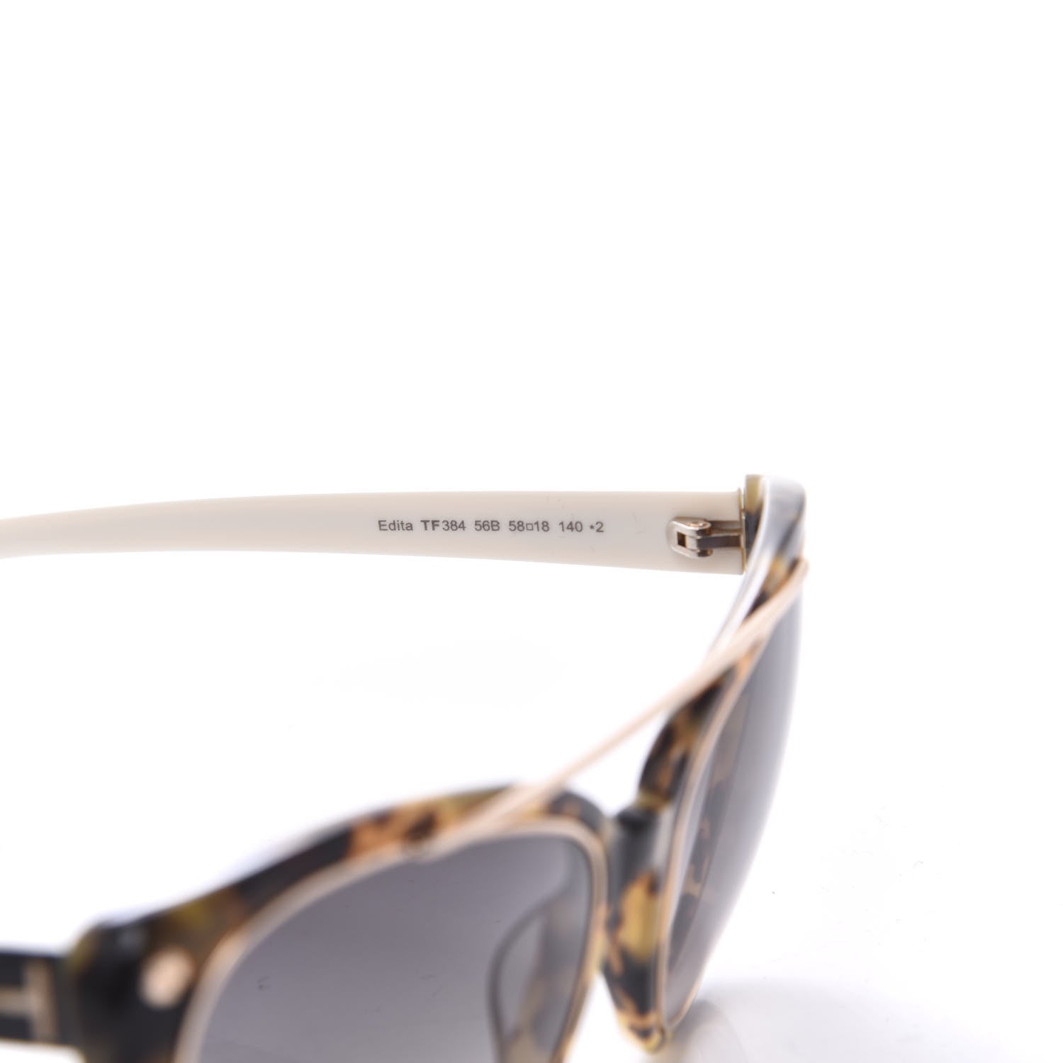 Tom Ford Edita Sunglasses TF384 Havana 5 of 7